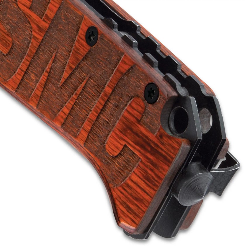 USMC Beachhead Serrated Folding Pocket Knife