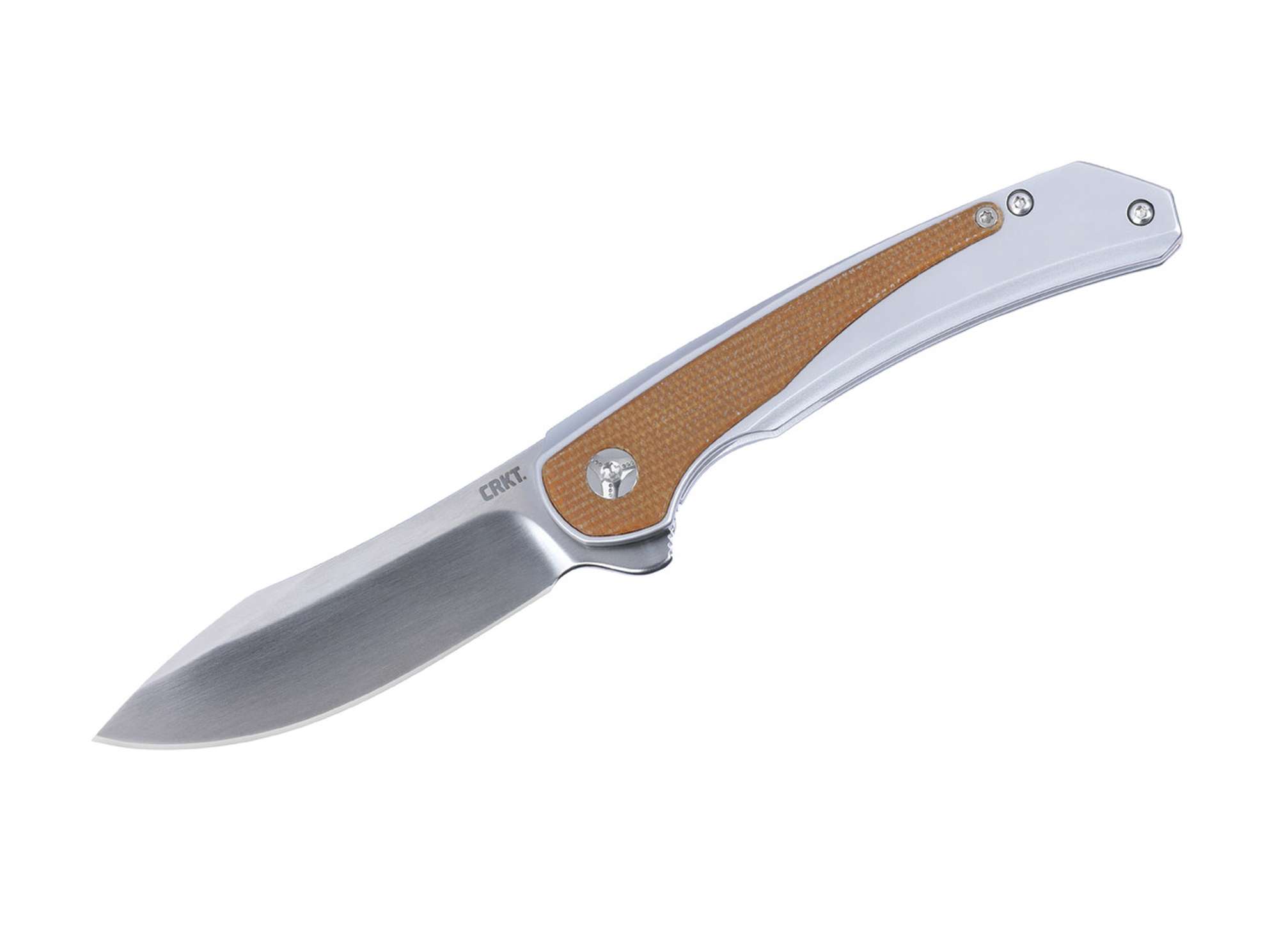 Padawan Frame Lock Micarta Natural