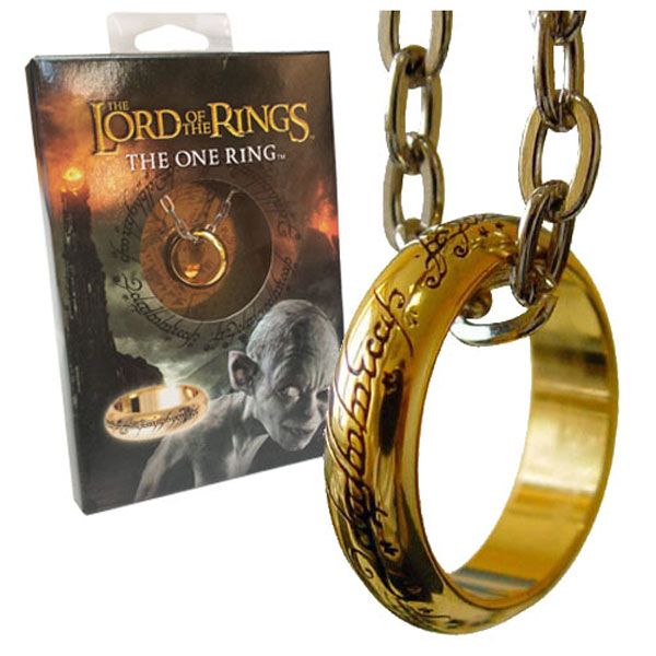 Herr der Ringe Ring Der Eine Ring (vergoldet)