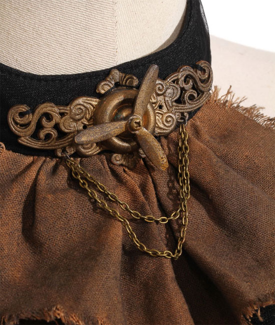 Jabot, black