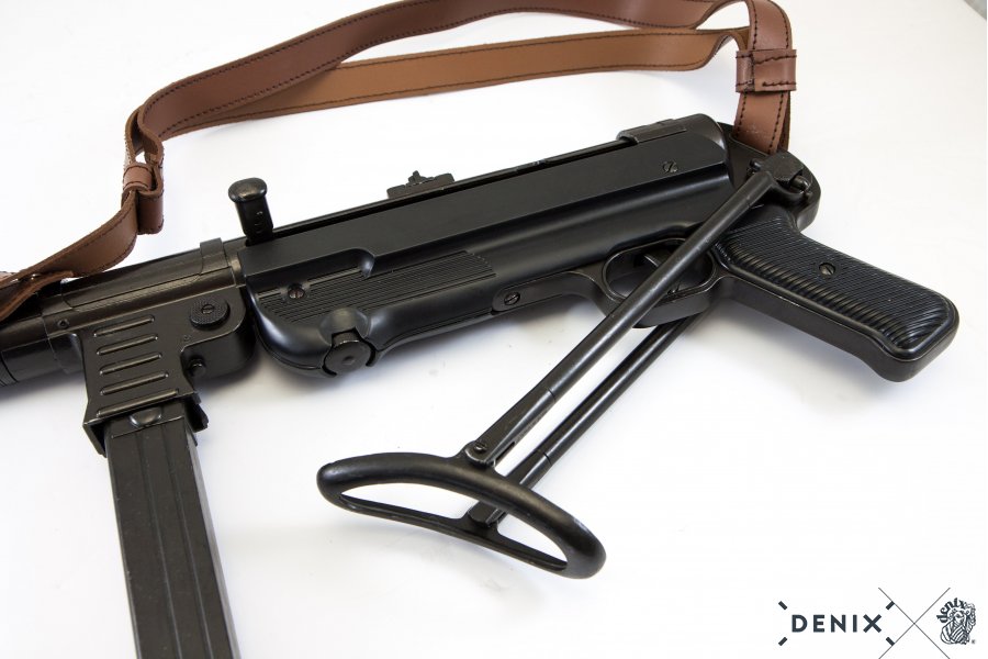 Deutsche MP 40 „Schmeisser“ Gurt aus Metall, mit Bügel, 9 mm, 2.Wk.