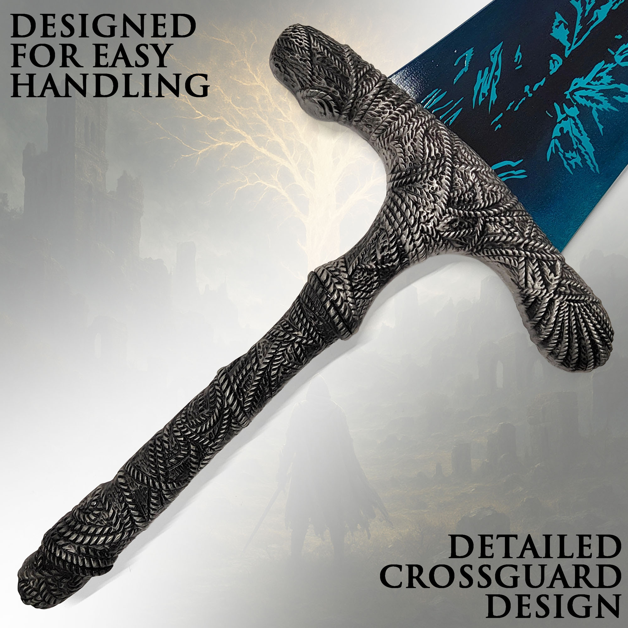 ELDEN RING - DARK MOON GREATSWORD with big Plaque