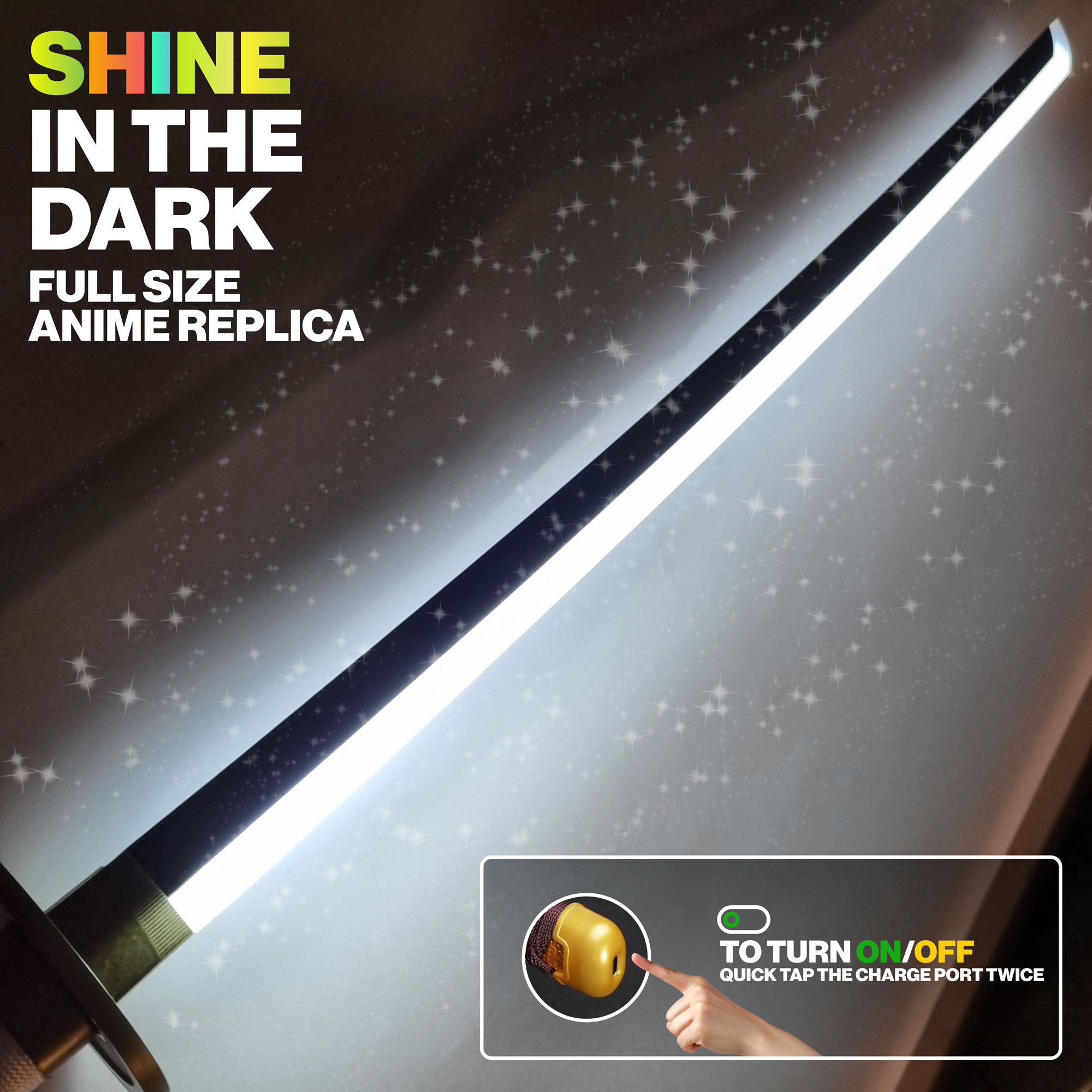One Piece - Wado-Ichi-Monji Katana - LED Version One Piece - Wado-Ichi-Monji Katana - LED Version