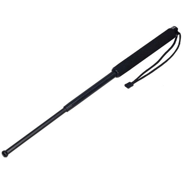 Baton black, foam rubber handle