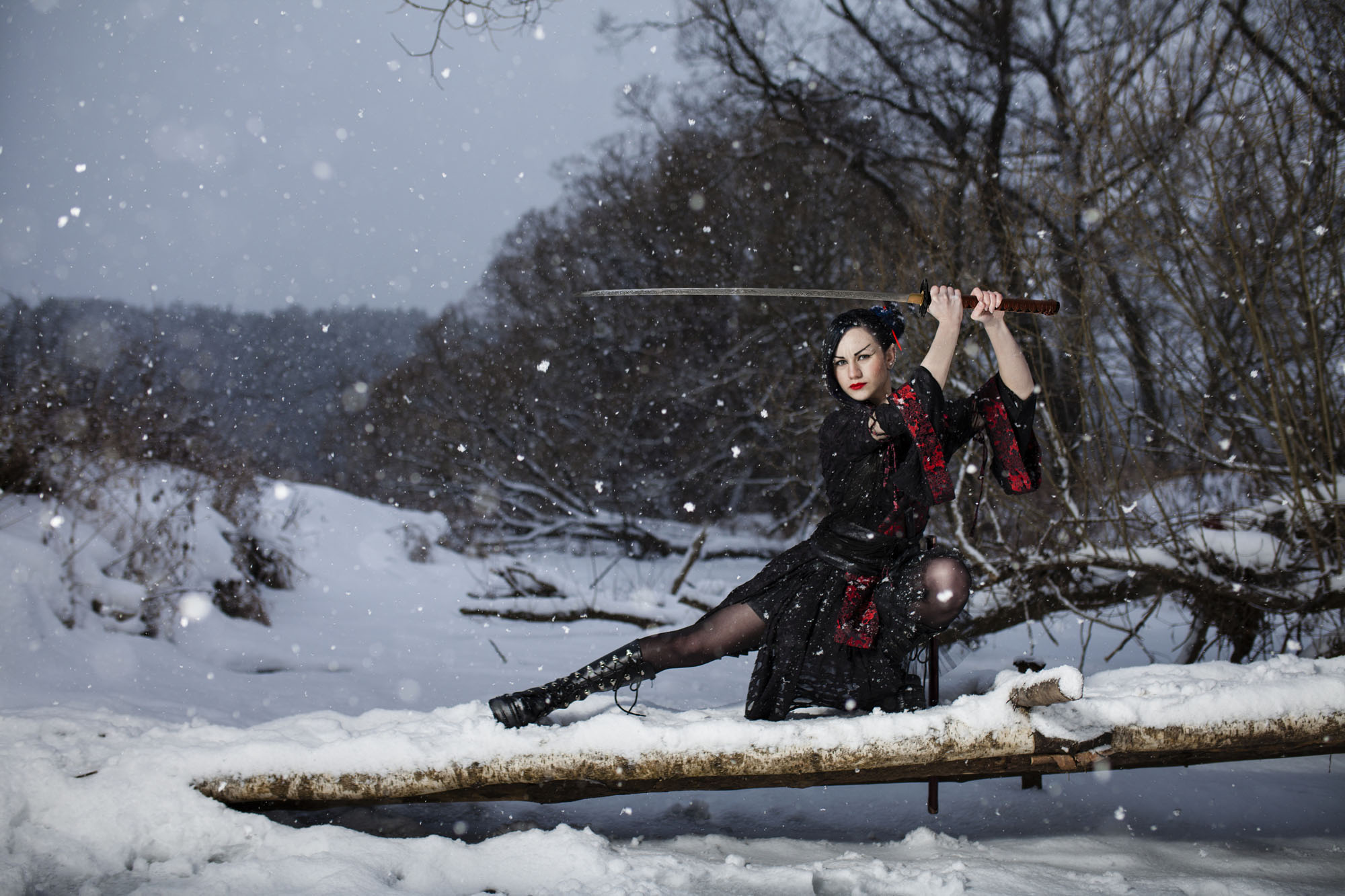 Sucker Punch Katana, handgeschmiedet