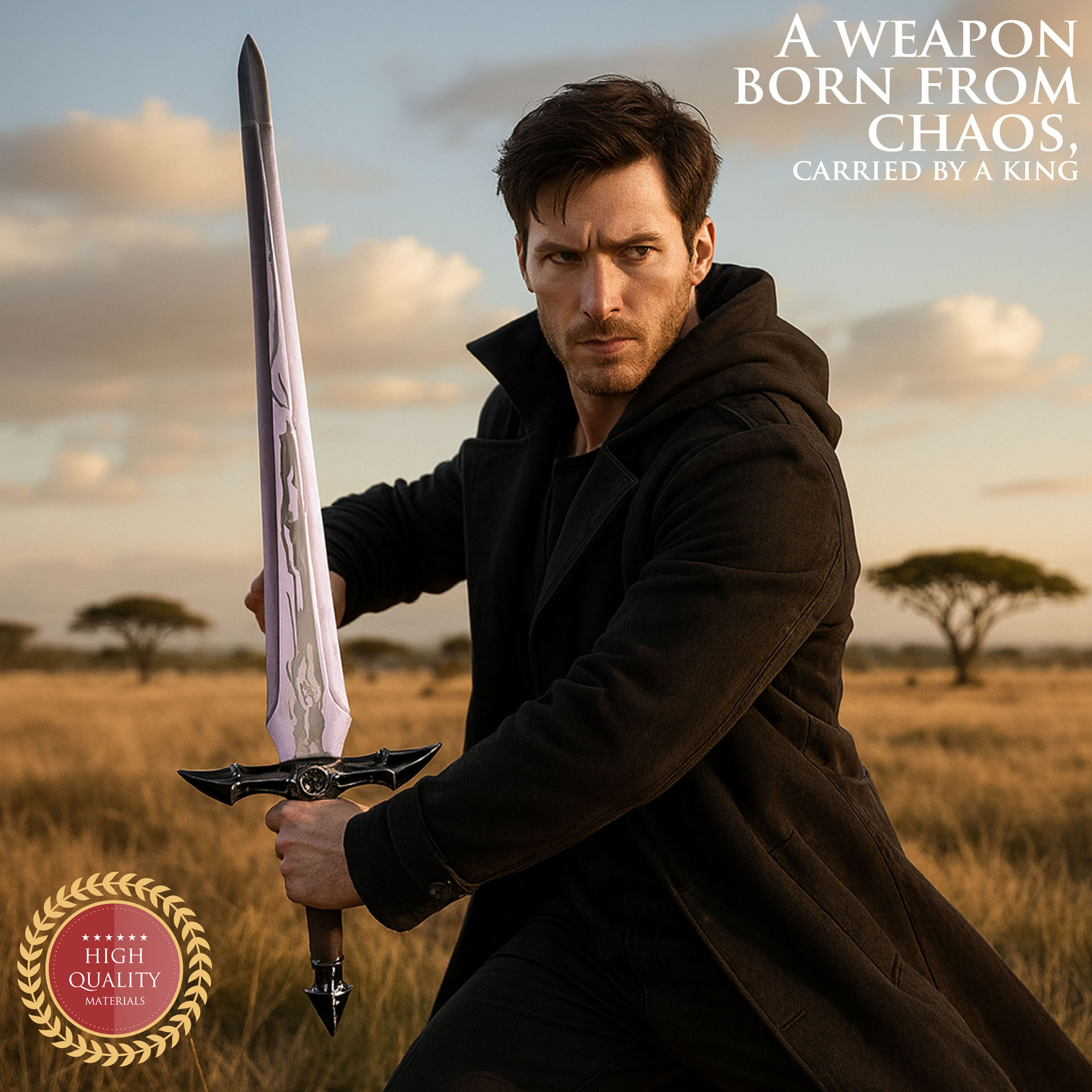 Solo Leveling: Sung Jinwoo's "Black Heart" Demon King Longsword