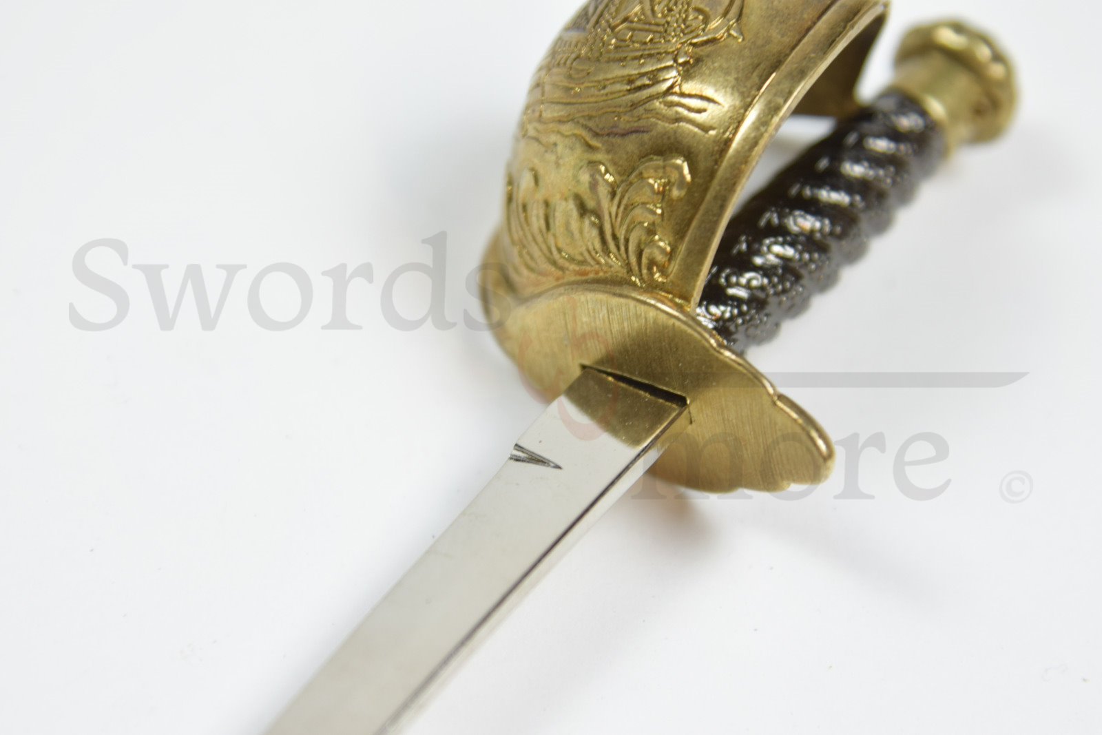 Letter opener "Pirate saber" brass handle