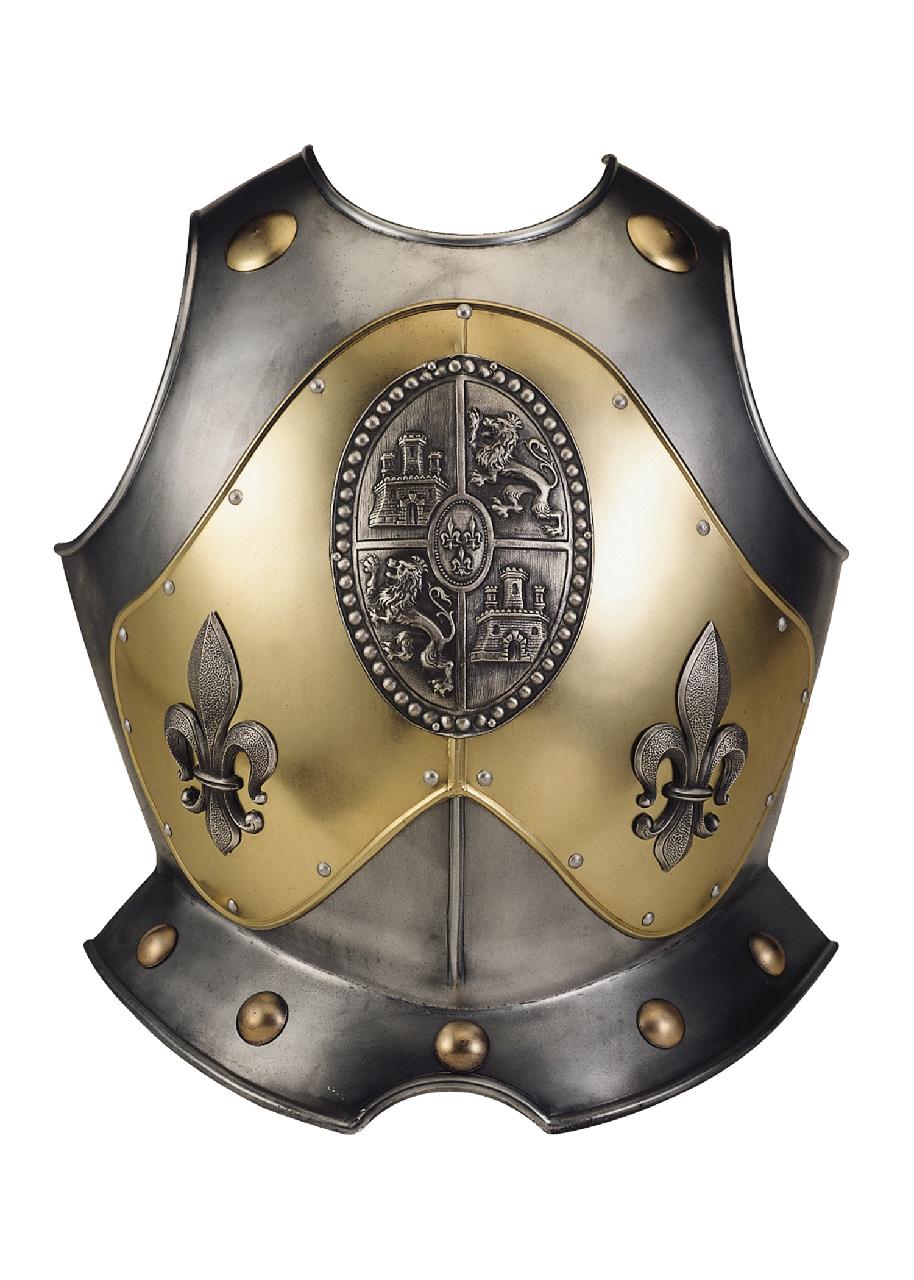 Spanish breastplate fleur de lis 