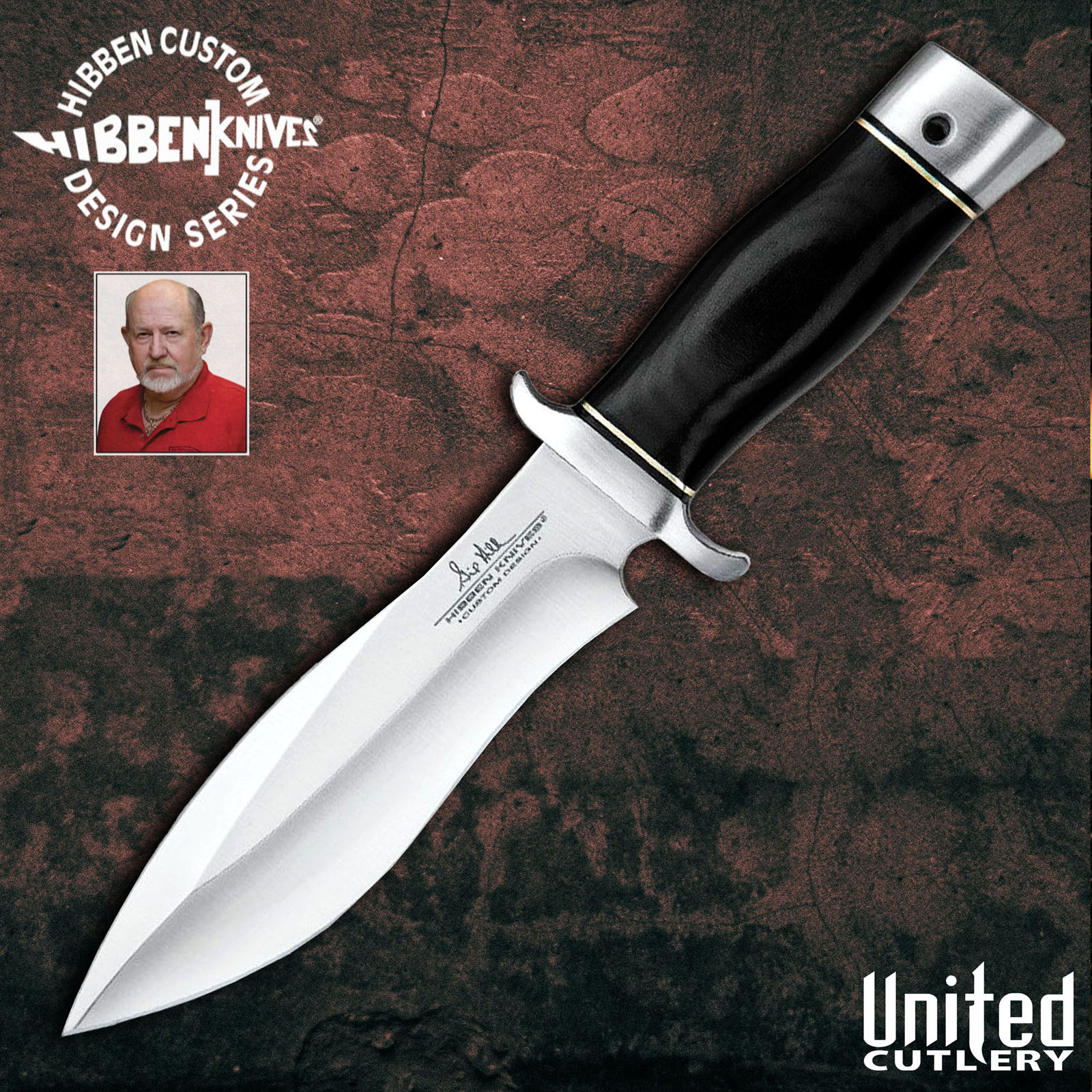 Gil Hibben Mini Alaskan Messer mit Scheide