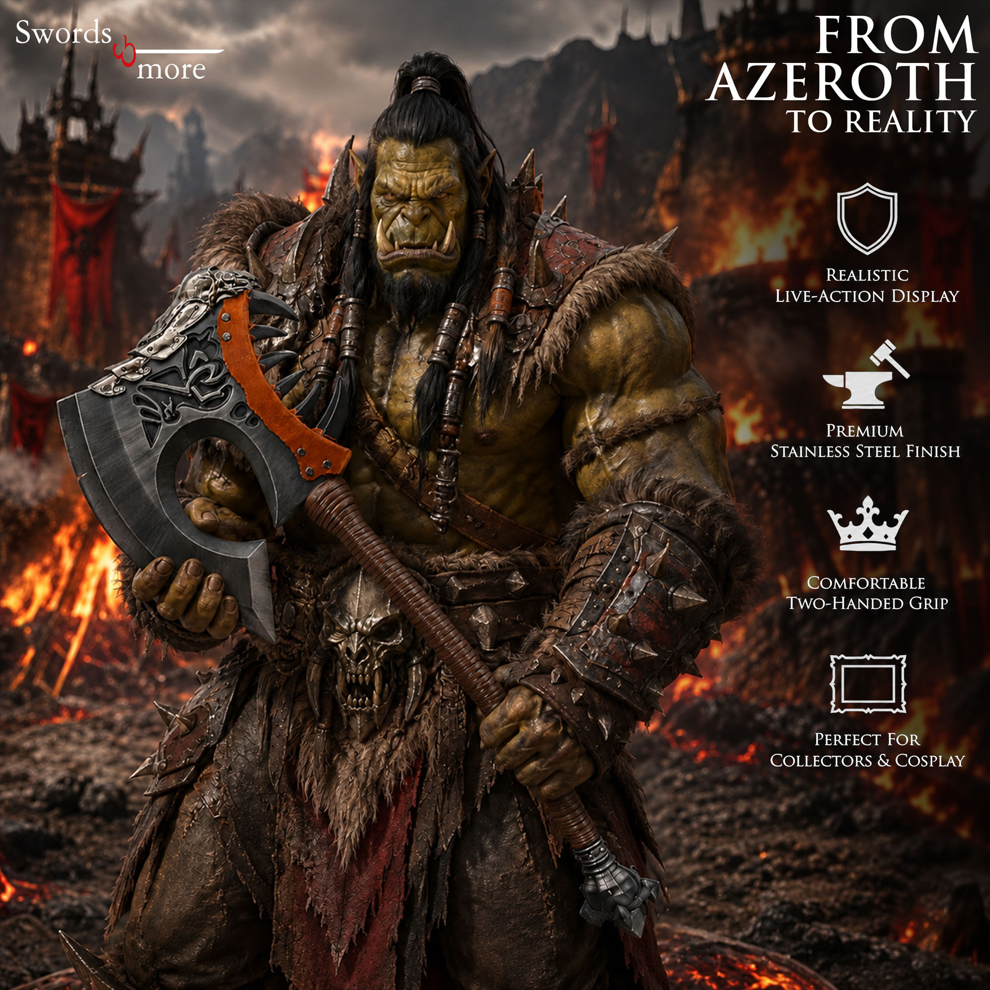 World of Warcraft - Gorehowl  Axe of Grom Hellscream