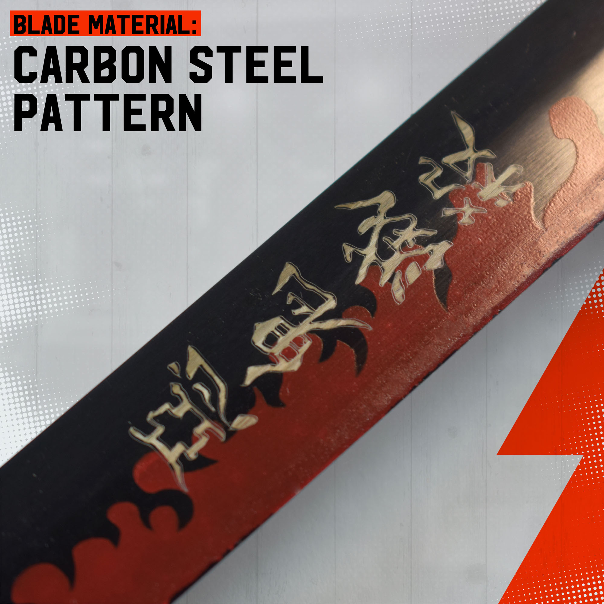 Demon Slayer: Kimetsu no Yaiba - Rengoku Kyoujurou Schwert - handgeschmiedet