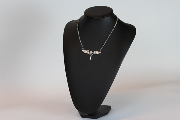 Steampunk Pendant with Necklace - Bird head