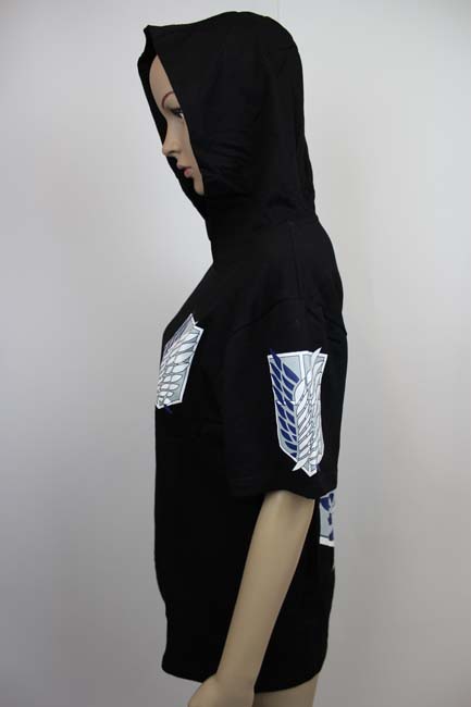 Attack on Titan - short-sleeved casual hoodie