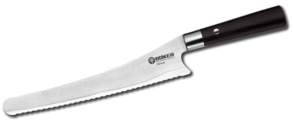 Boker Damascus Black Bread Knife