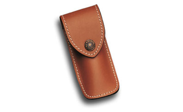 SMALL FRENCH LEATHERCASE BROWN