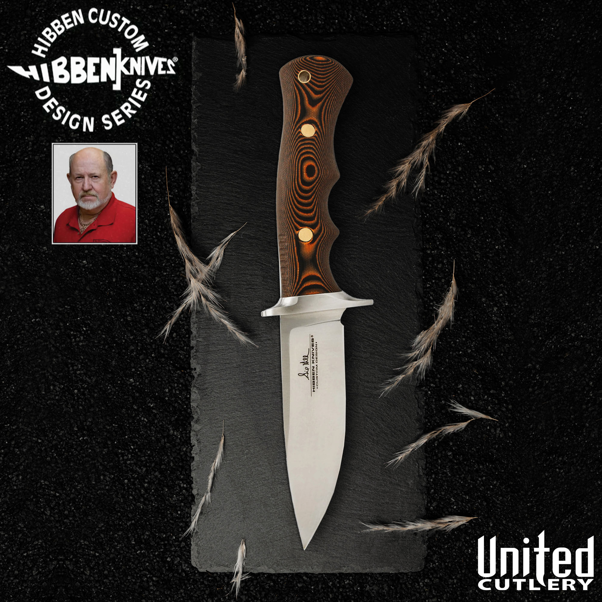 Hibben Tundra Bushcraft Knife And Sheath