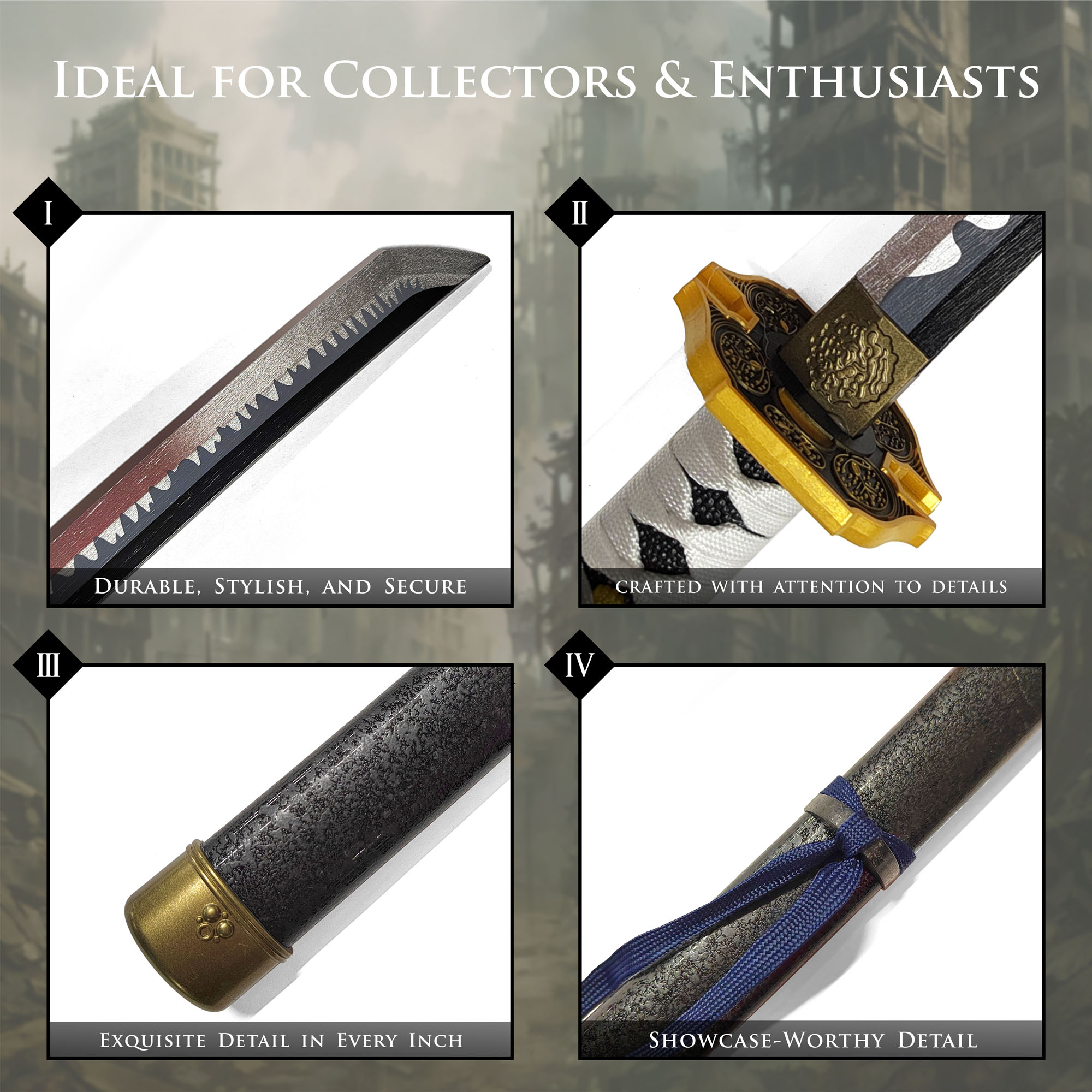 Devil May Cry 5 - Nero's Neues Schwert mit Scheide - Holzversion