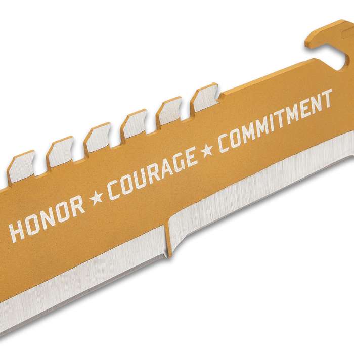 USMC Desert OPS Sawback Machete mit Scheide