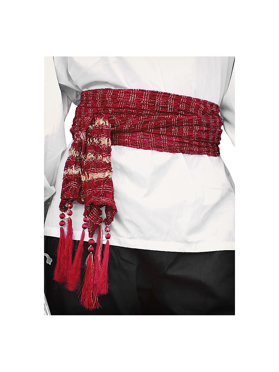 Pirate Sash burgundy