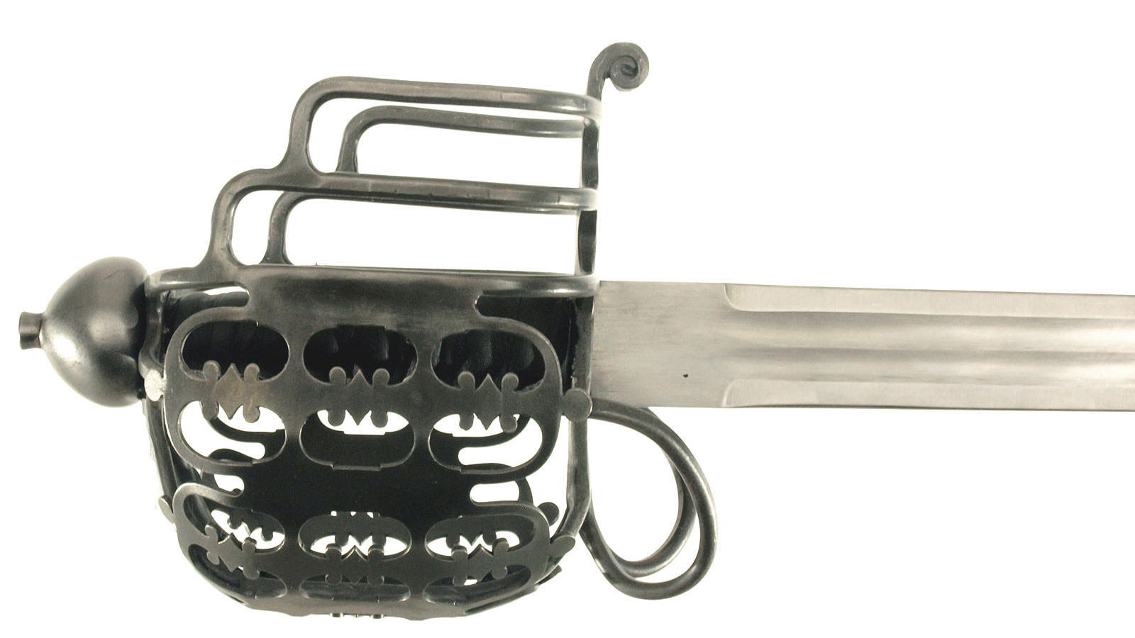 Scottish basket-hilt sword, feather blade