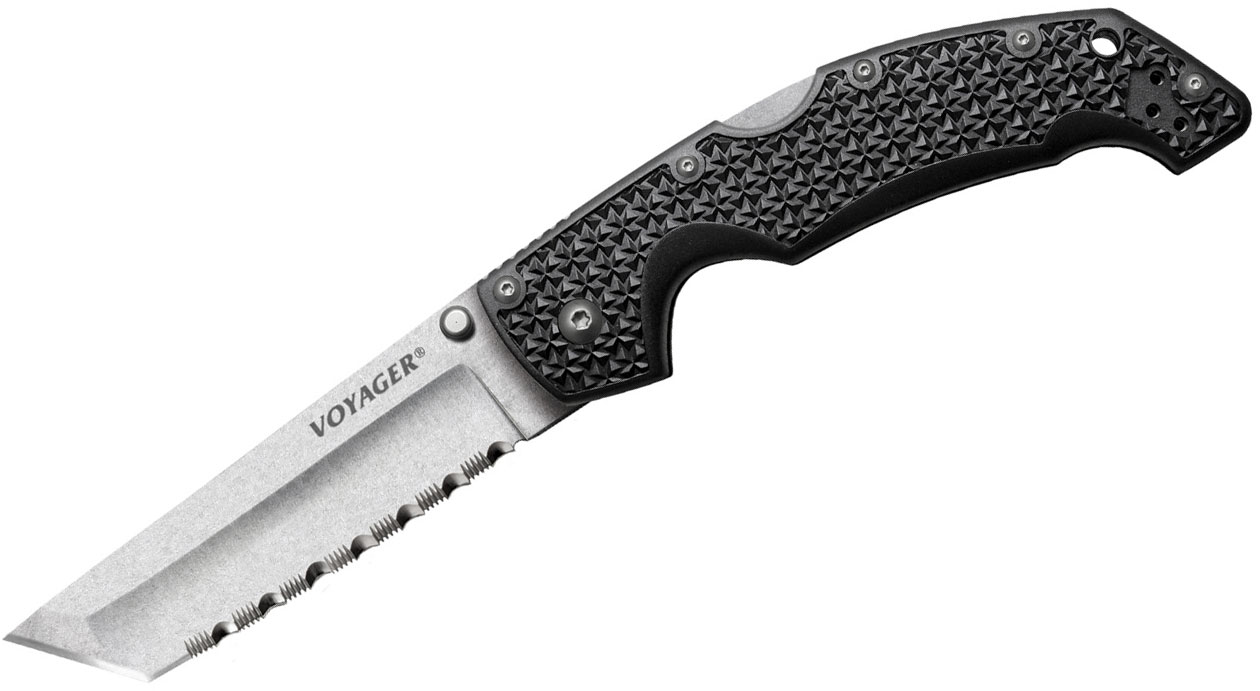 Voyager Large Tanto mit gezahnter Schneide