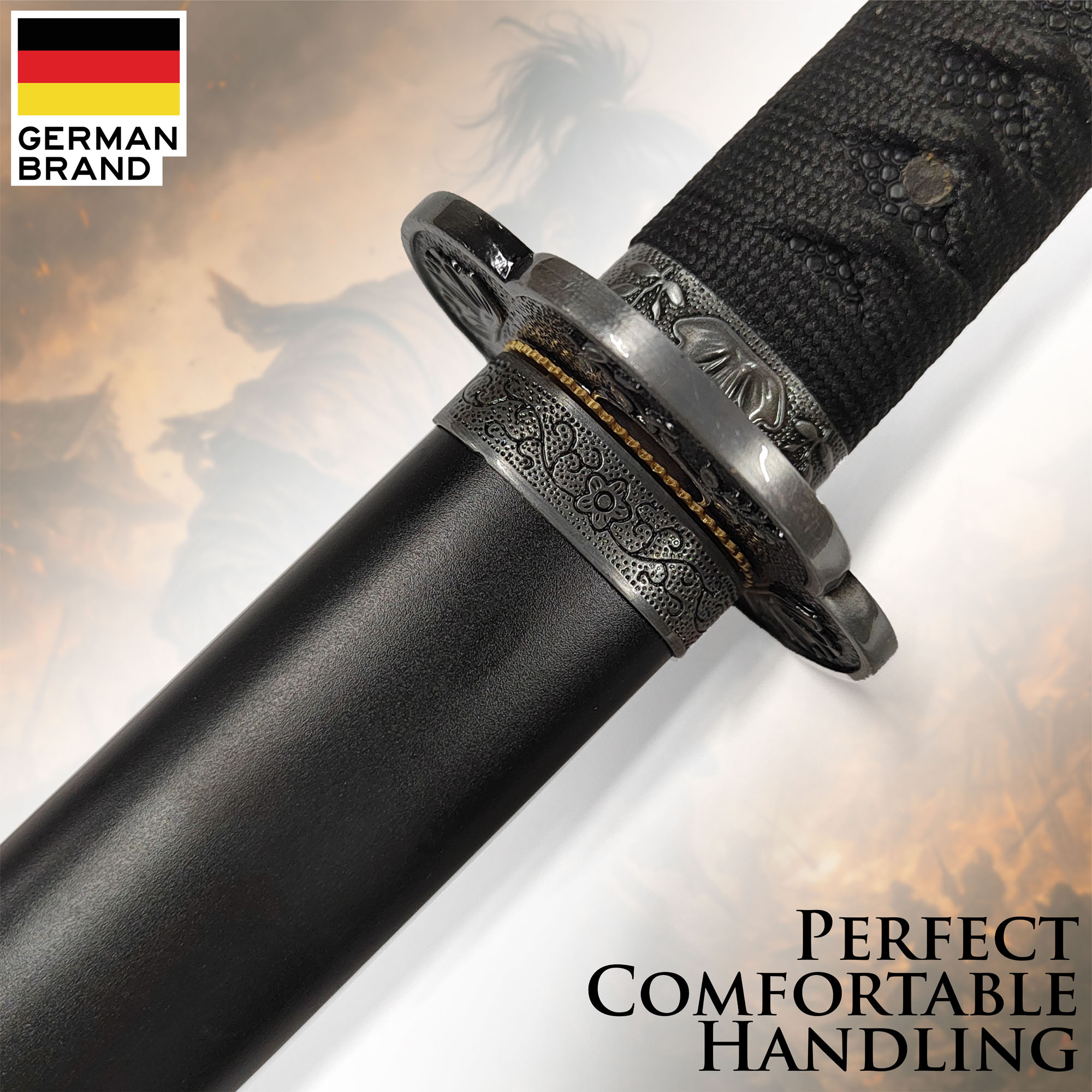 Sekiro: Shadows Die Twice - Kusabimaru Katana mit Scheide, handgeschmiedete und scharfe Klinge