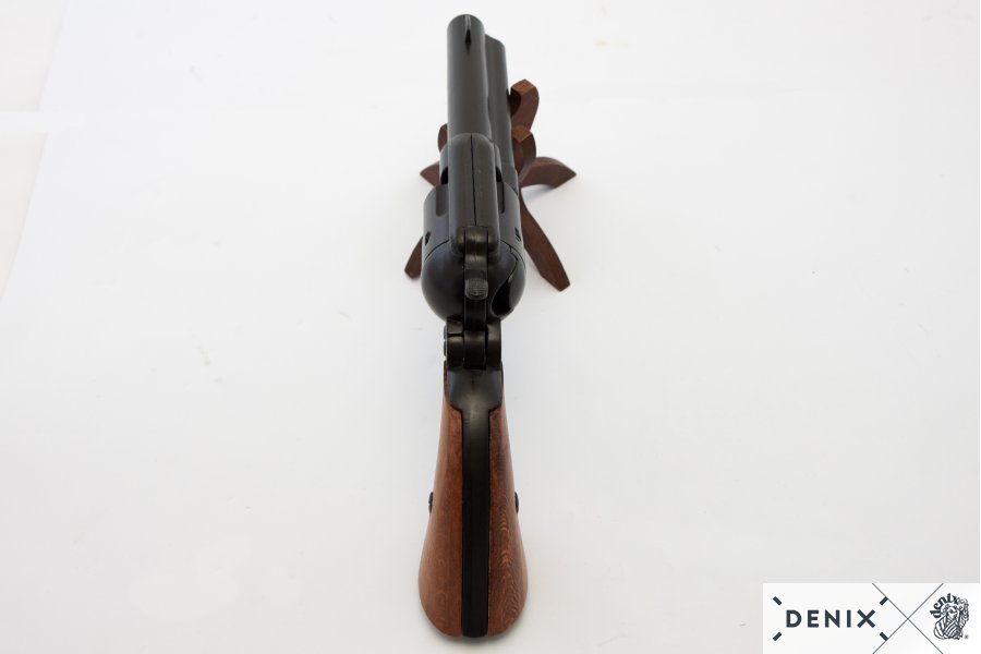 45er Colt Peacemaker black with wooden handle