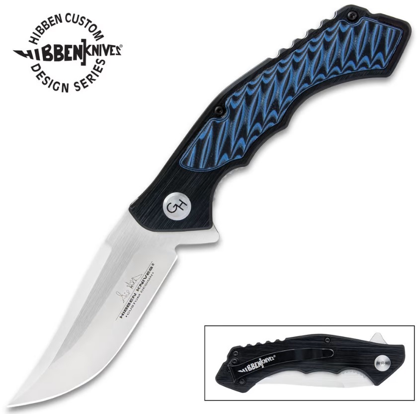 Hibben Blue Whirlwind Pocket Knife