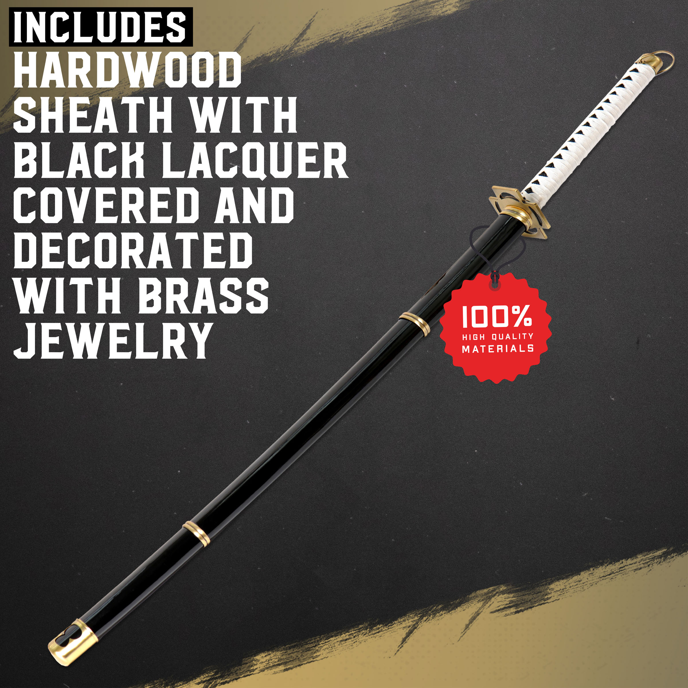 One Piece Roronoa Zoro Yubashiri Anime Sword handforged