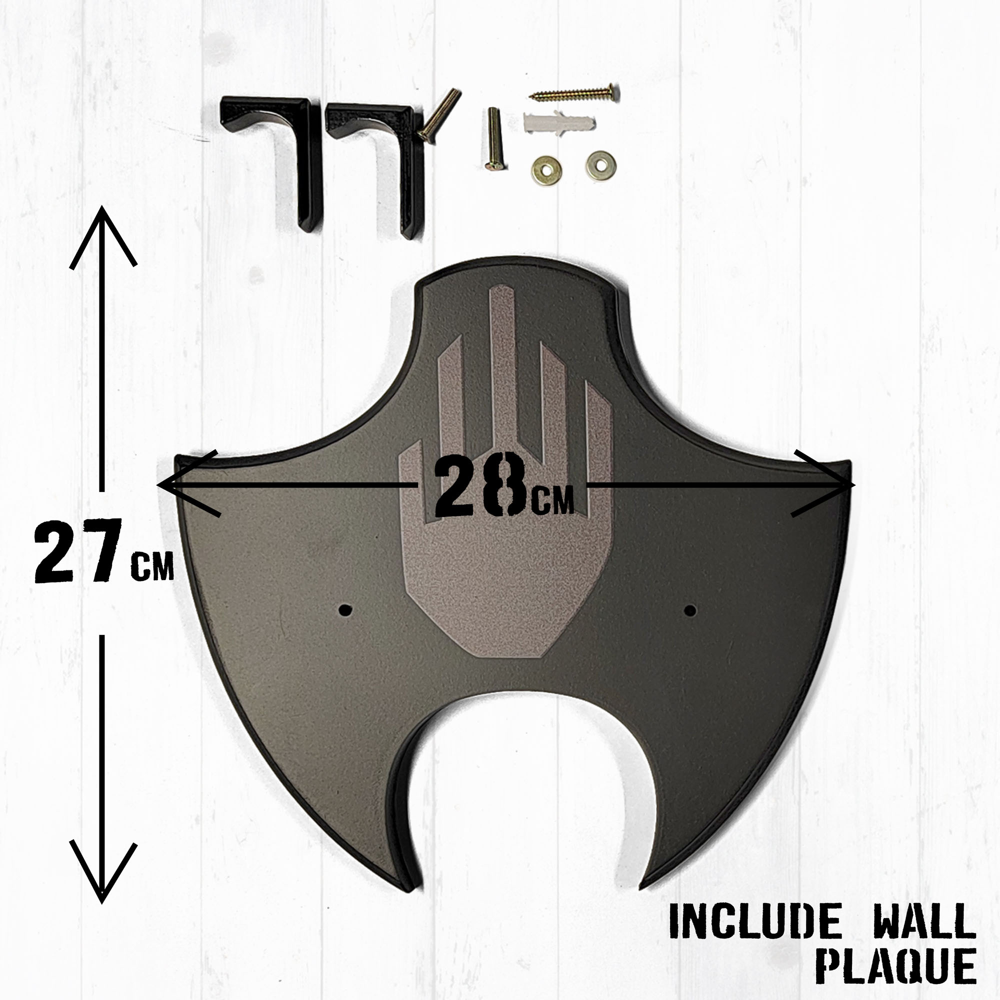 Der Herr der Ringe – Uruk-hai-Schwert mit Scheide und Wandtafel