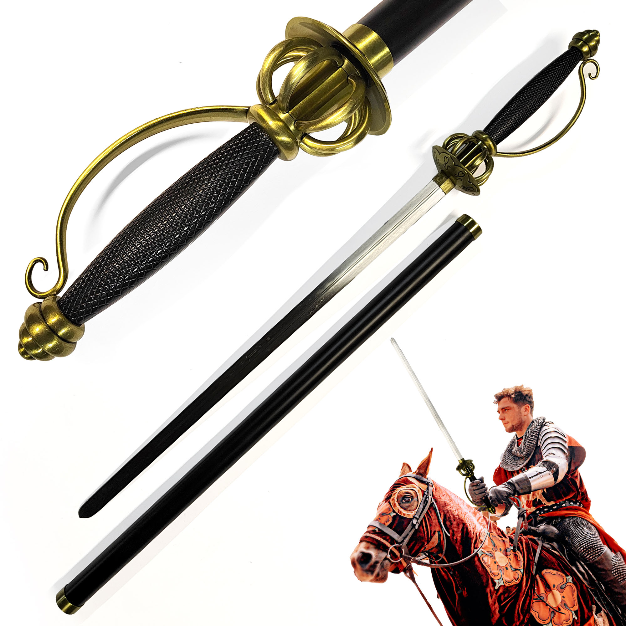 One Piece - Cavendish's Sword with Sheath - straight Blade