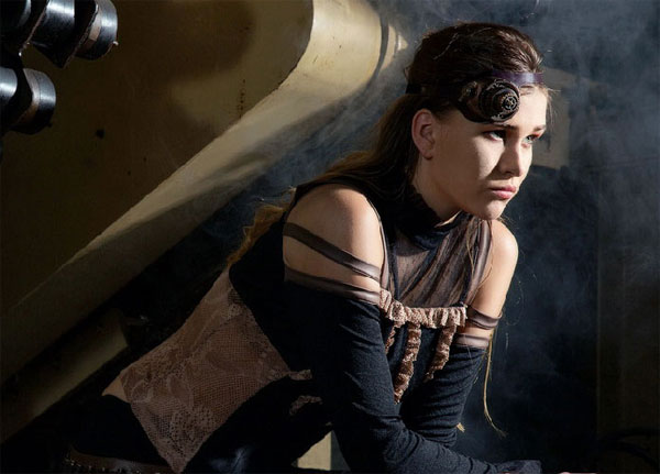 Monocle with LED black