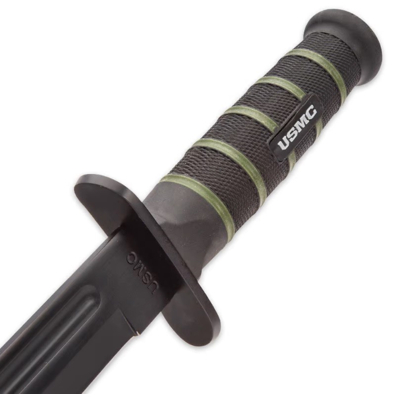 USMC Blackout Combat Fighter Fixed Blade Knife