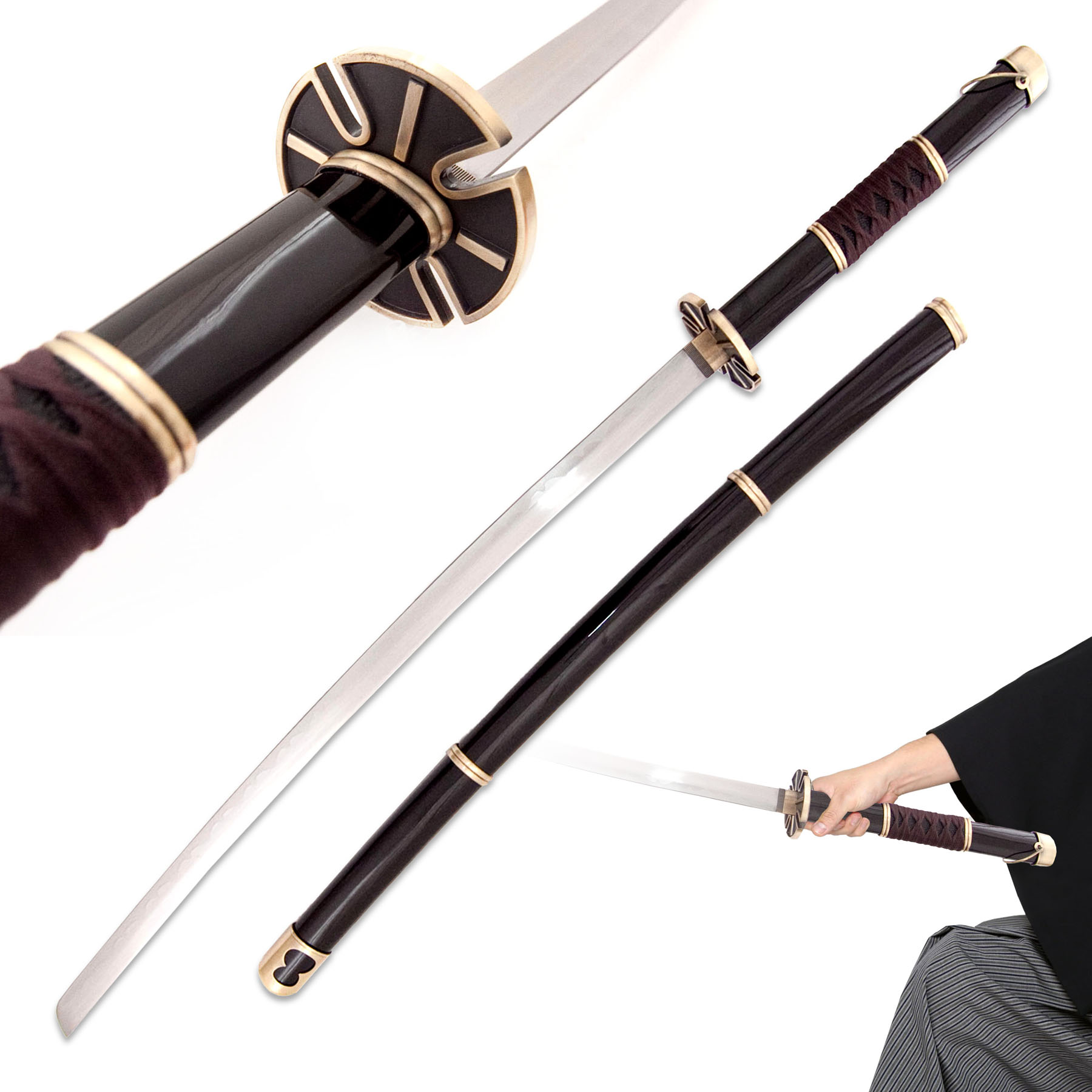 One Piece Roronoa Zoro Sandai Kitetsu Anime Sword