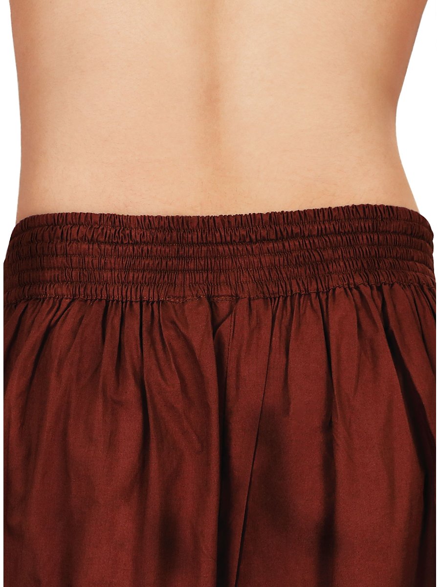 Pluderhose braun, Größe S/M