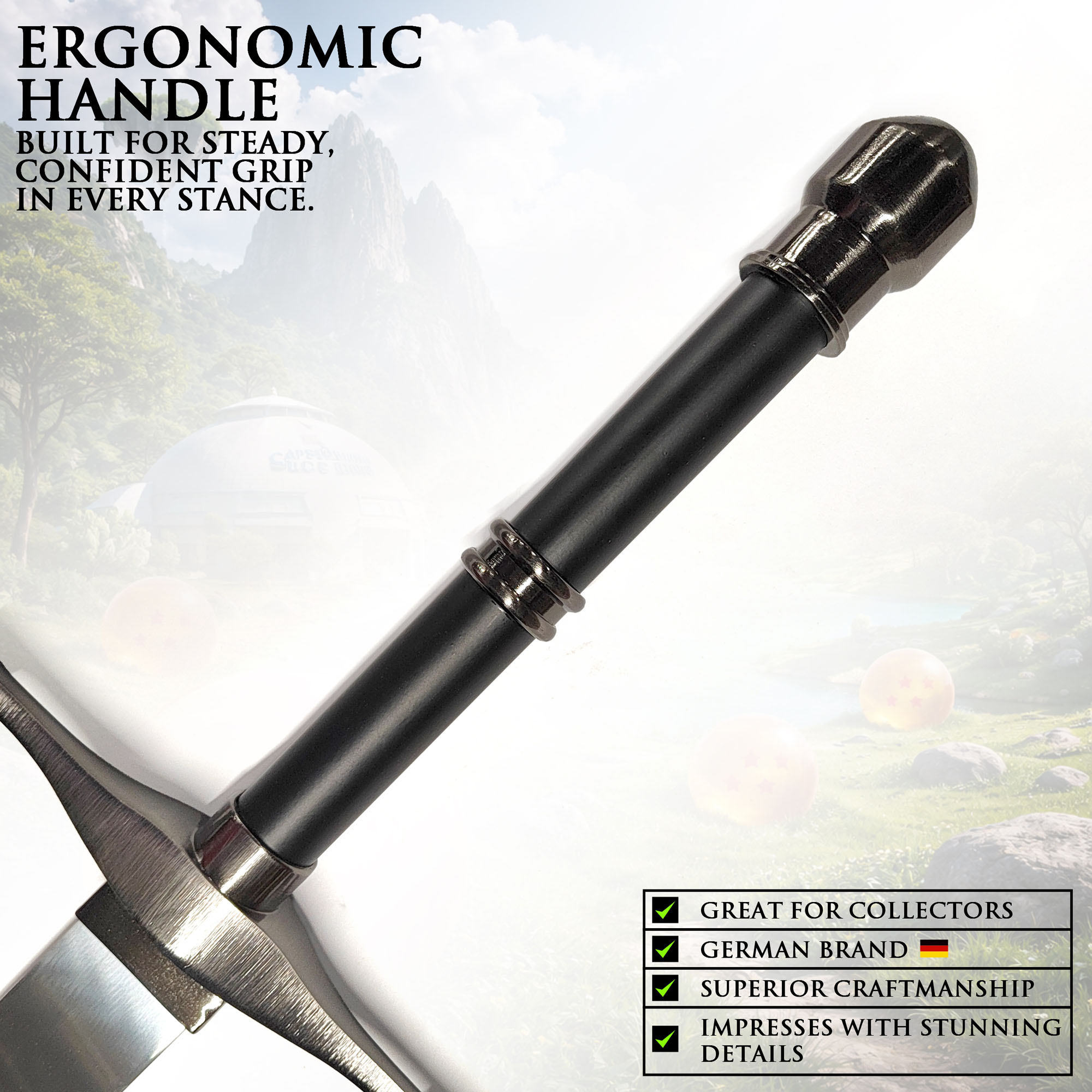 Dragon Ball Z: Future Trunks' Sword with Wearable Scabbard