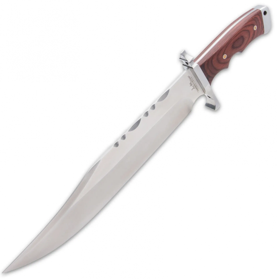 Hibben Bloodwood Magnum Bowie Knife And Sheath