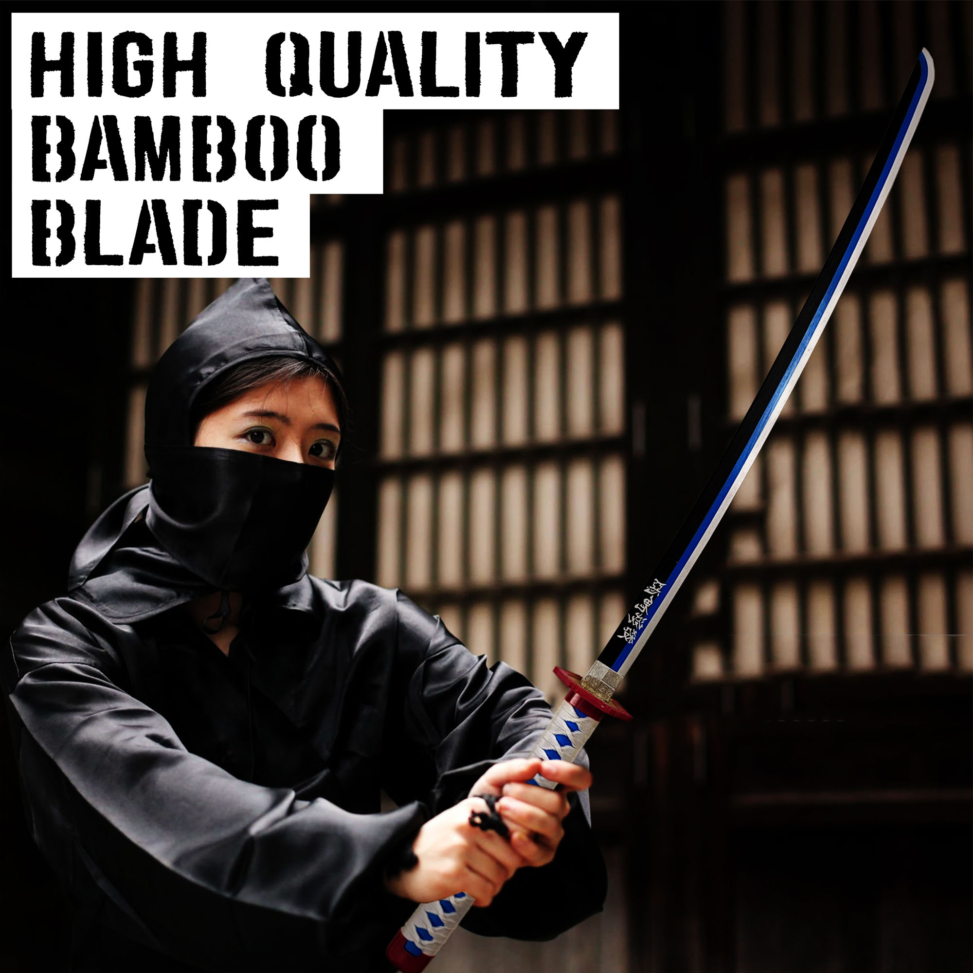 Demon Slayer - Giyuu Tomioka's Schwert aus Holz mit Scheide