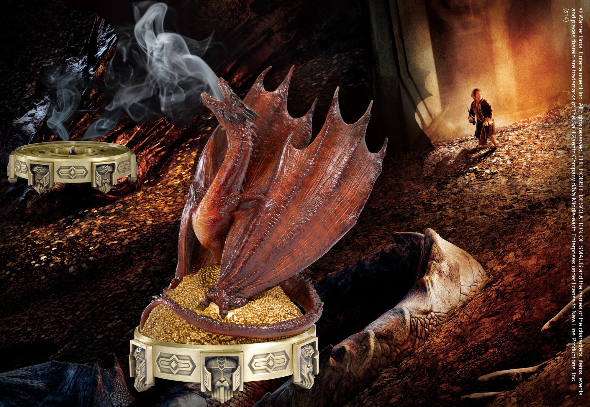 The Hobbit The Desolation of Smaug Incense Burner Smaug 25 cm