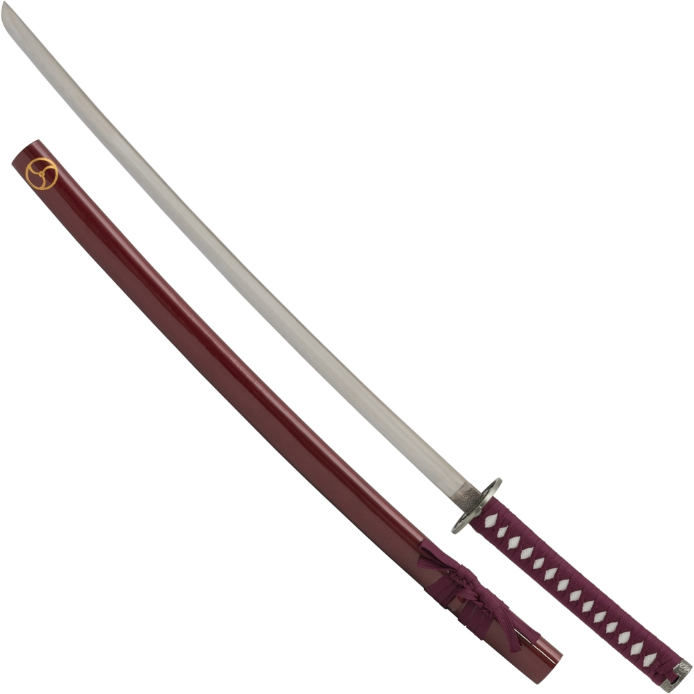 Samurai sword red