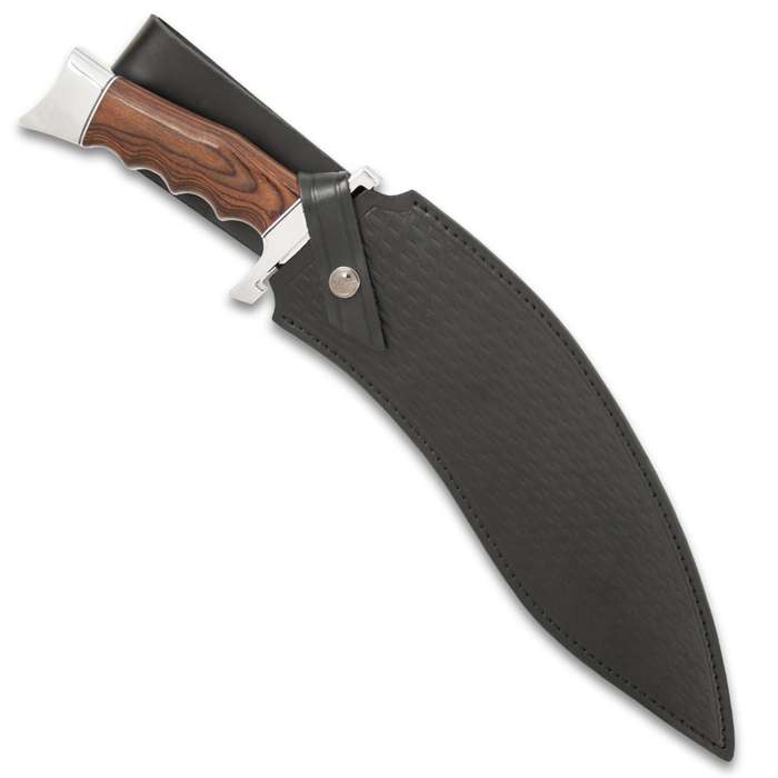 Hibben Kukri Fighter Knife D2 And Sheath