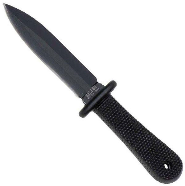 Neckknife schwarz Gummigriff