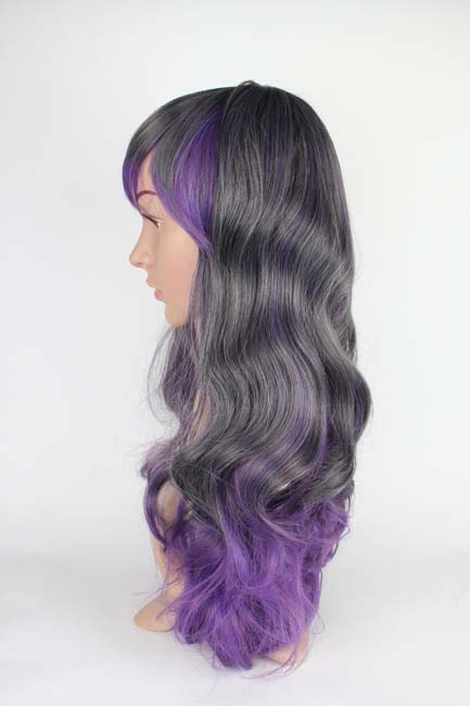 Standard Wig – Purple/Gray - Long