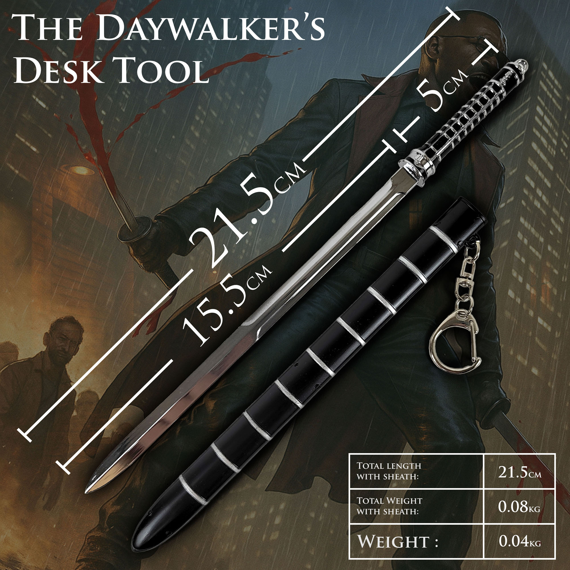 Blade - The Daywalker Schwert mit Scheide - Miniaturversion