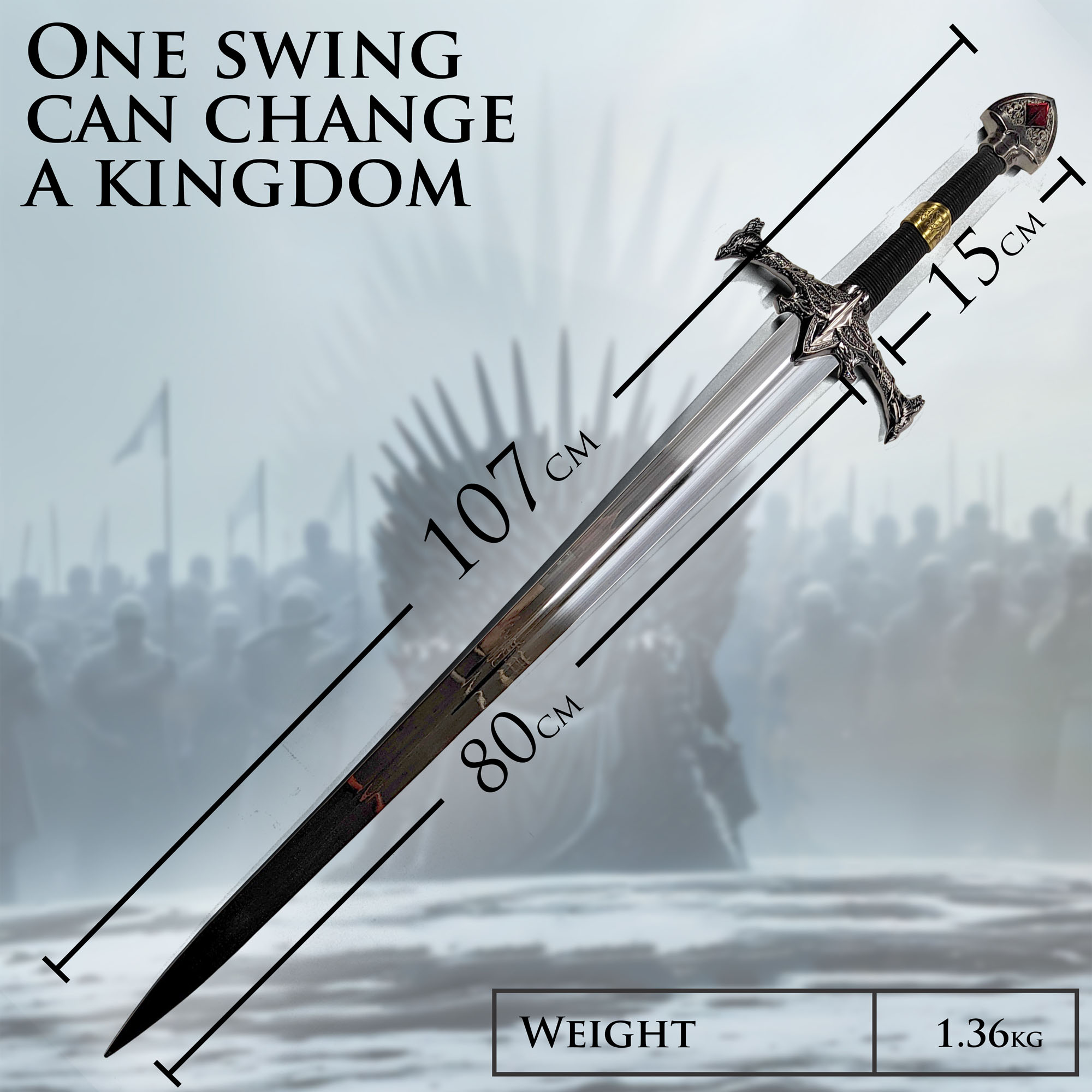 Game of Thrones - Blackfyre Schwert Game of Thrones - Blackfyre Schwert