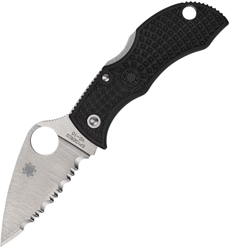 ManBug, Black, Serrated Edge