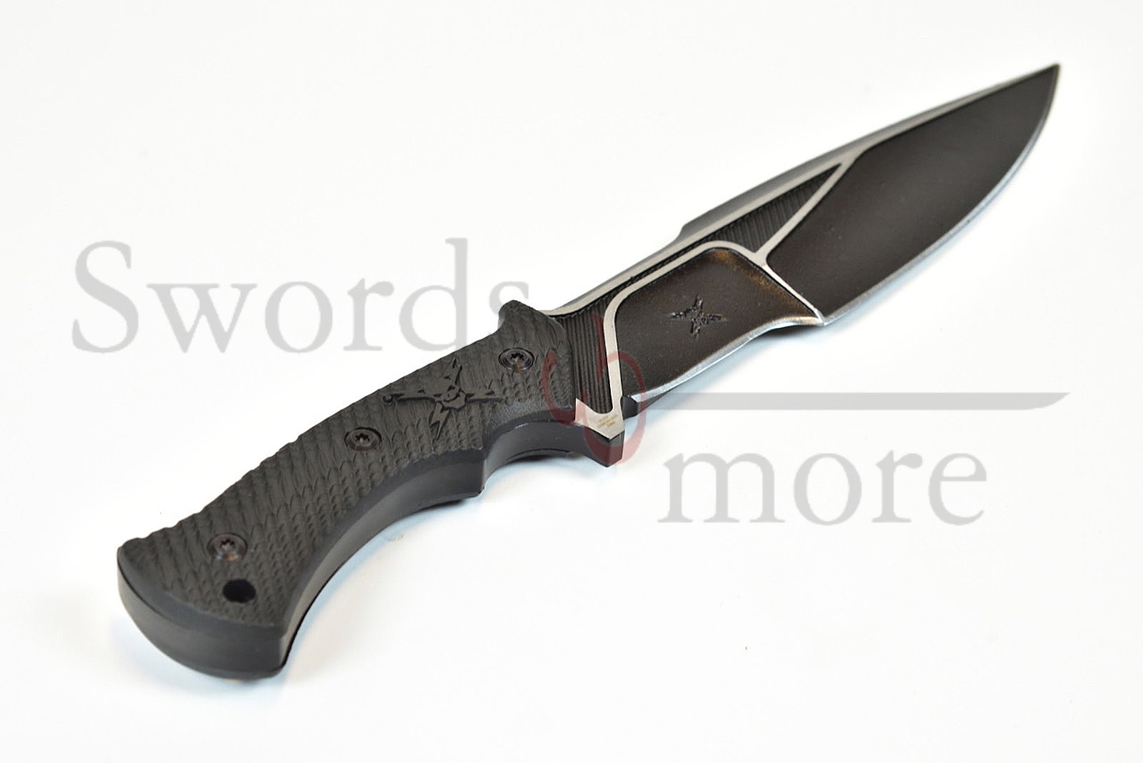 M48 Liberator Messer mit festgestellter Klinge und Scheide