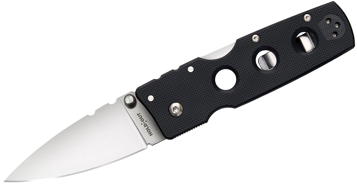 Hold Out Folding Knife 3" CPM-S35VN Satin Plain Blade