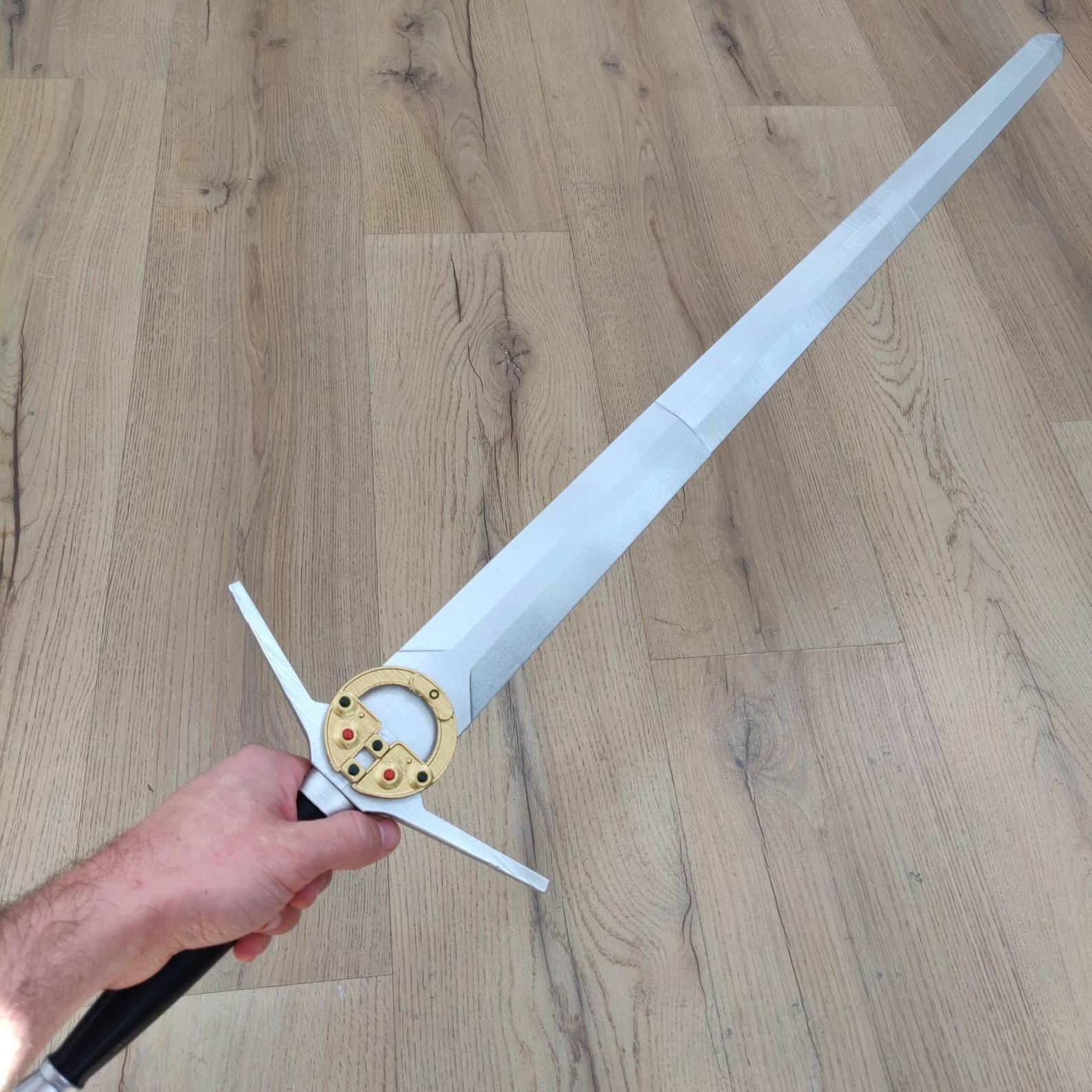 The Witcher - The Sword of Geralt Rivia, Netlifx Series, 3d printed, cosplay prop