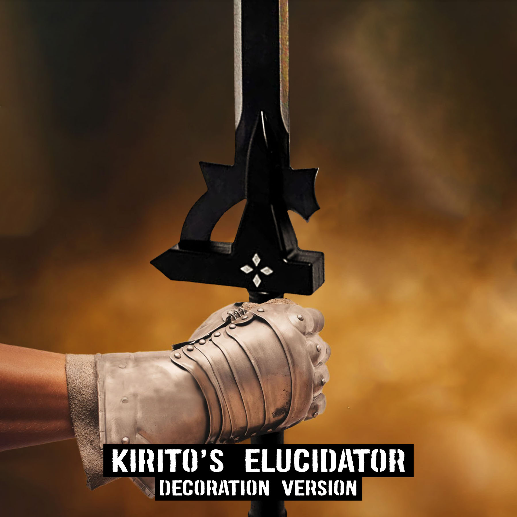 Sword art online - Kirito´s Elucidator - decorative version